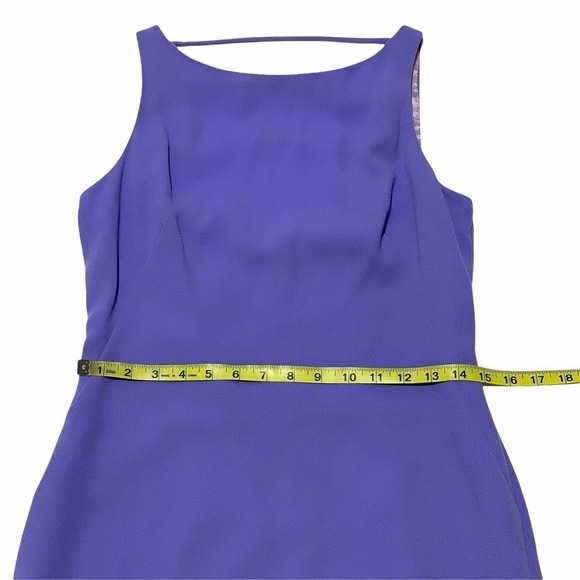 Cdc Purple Strappy Open Back Mini Sheath Dress - Picture 9 of 13
